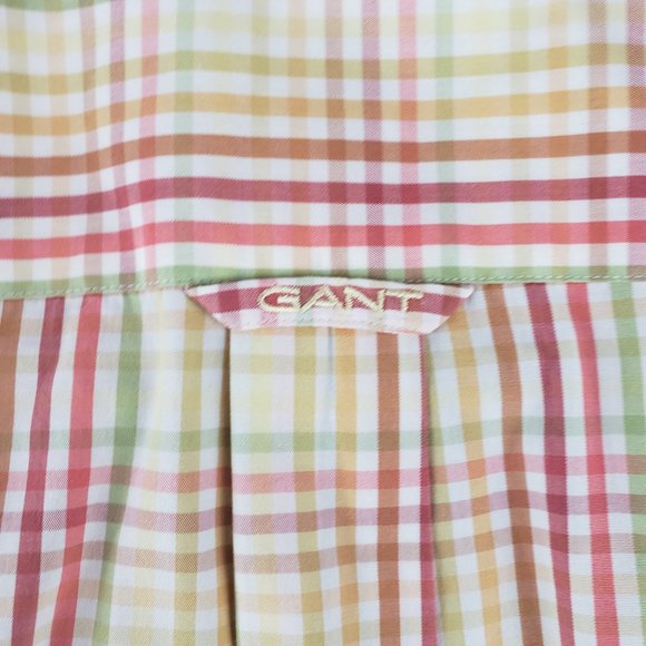 Gant cotton Multi color Button Up Mens Shirt Adult XL - Picture 5 of 5